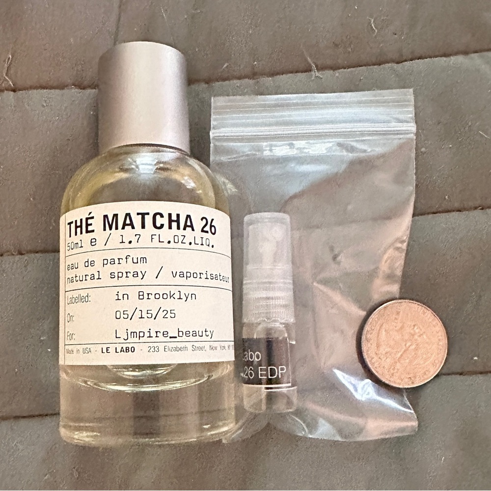 2mL LE LABO The Matcha 26 Perfume Sample – 2mL Glass Atomizer - Picture 8 of 9
